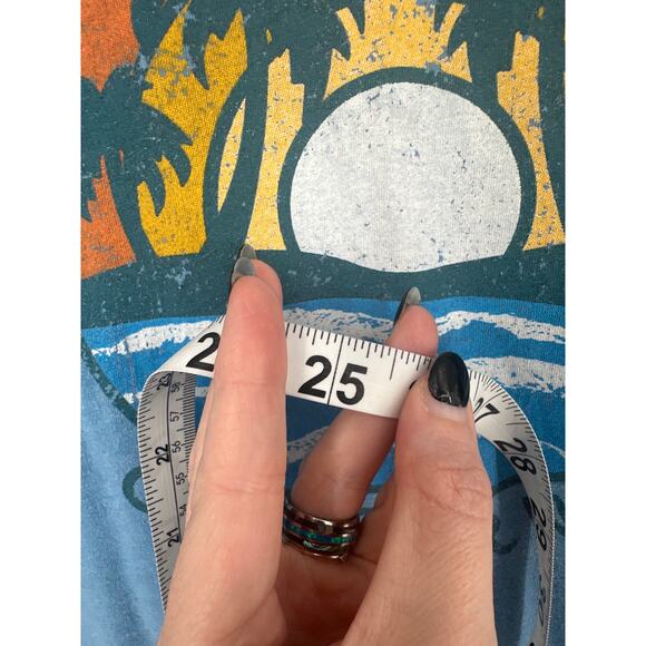 San Diego Shirt Mens 2XL Blue Graphic Tee California Beach Retro - Picture 6 of 6